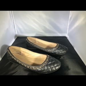 Black flats size 7